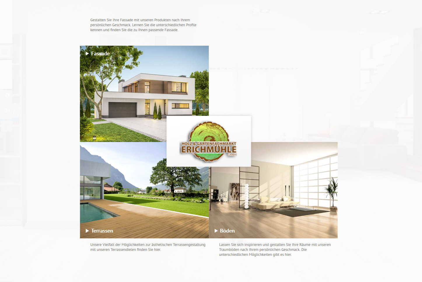 Das Erichmühle-designStudio für Fassaden, Boden und Terrassendielen  für die Region Nürnberg, Franken, Erlangen